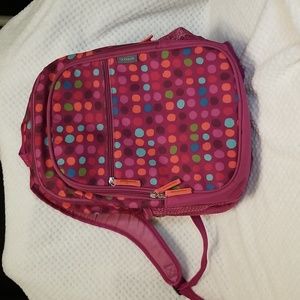 Embark Pink Polka Dot Backpack